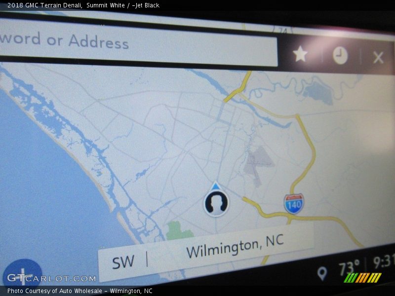 Summit White / ­Jet Black 2018 GMC Terrain Denali