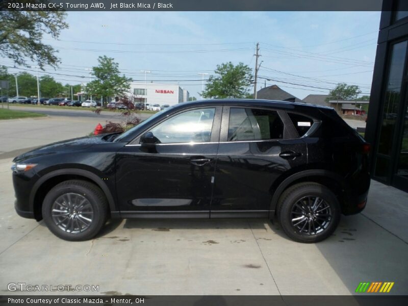 Jet Black Mica / Black 2021 Mazda CX-5 Touring AWD
