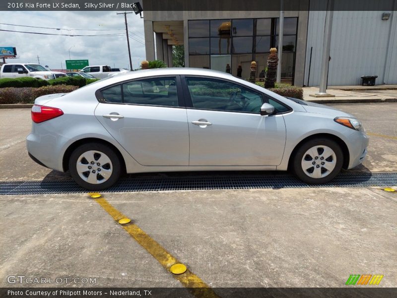 Silky Silver / Black 2016 Kia Forte LX Sedan
