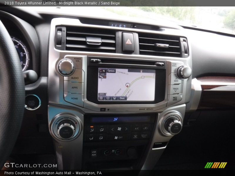 Midnight Black Metallic / Sand Beige 2018 Toyota 4Runner Limited