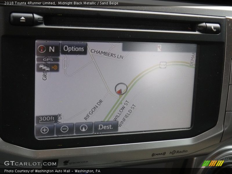 Midnight Black Metallic / Sand Beige 2018 Toyota 4Runner Limited
