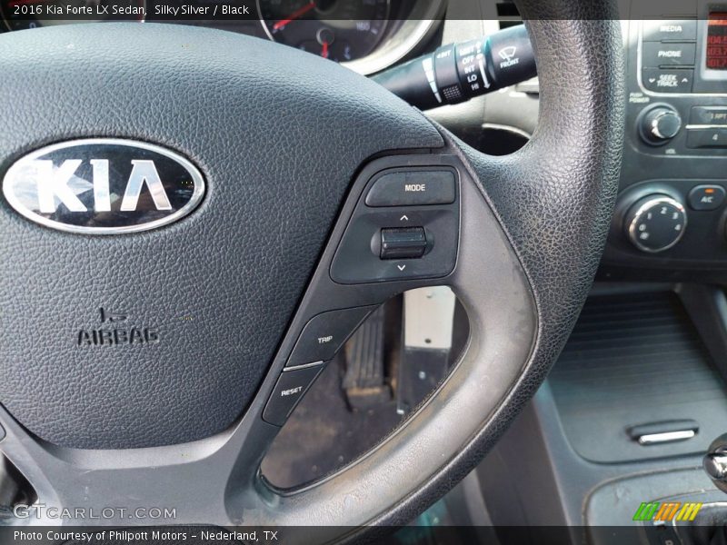 Silky Silver / Black 2016 Kia Forte LX Sedan