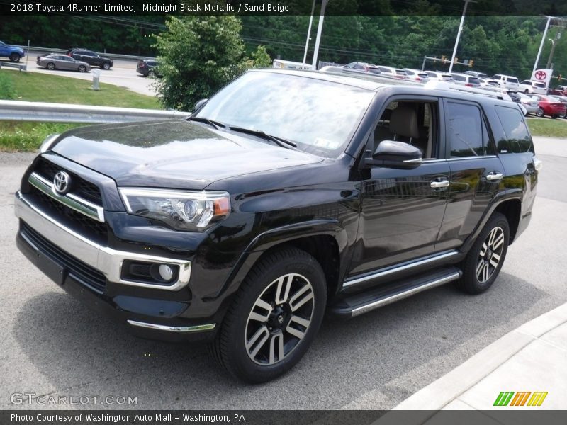 Midnight Black Metallic / Sand Beige 2018 Toyota 4Runner Limited