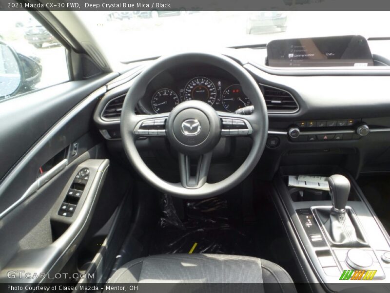 Deep Crystal Blue Mica / Black 2021 Mazda CX-30 FWD