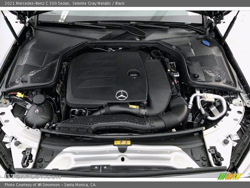 Selenite Gray Metallic / Black 2021 Mercedes-Benz C 300 Sedan