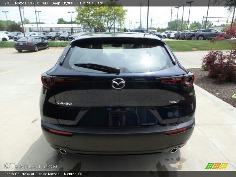 Deep Crystal Blue Mica / Black 2021 Mazda CX-30 FWD