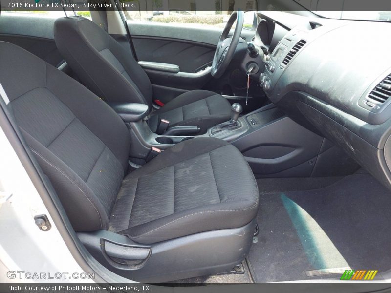 Silky Silver / Black 2016 Kia Forte LX Sedan