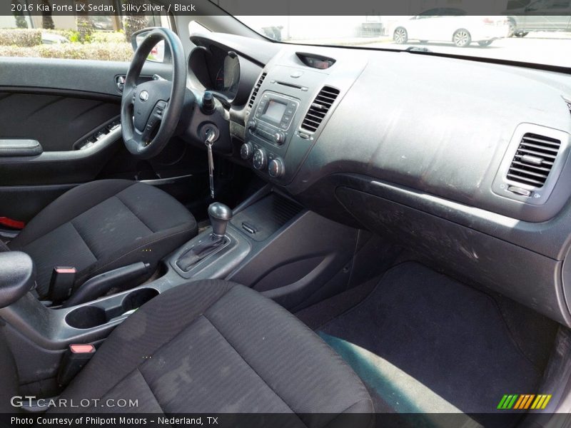 Silky Silver / Black 2016 Kia Forte LX Sedan