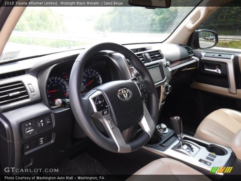 Midnight Black Metallic / Sand Beige 2018 Toyota 4Runner Limited