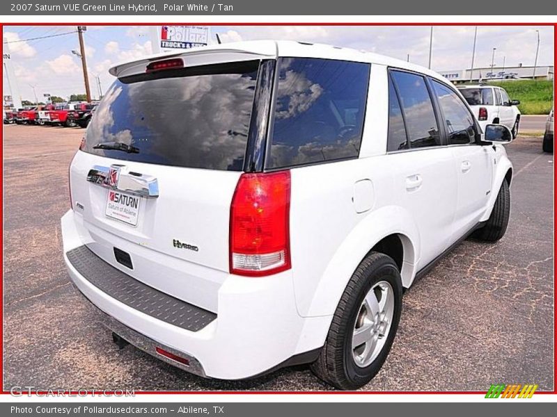 Polar White / Tan 2007 Saturn VUE Green Line Hybrid