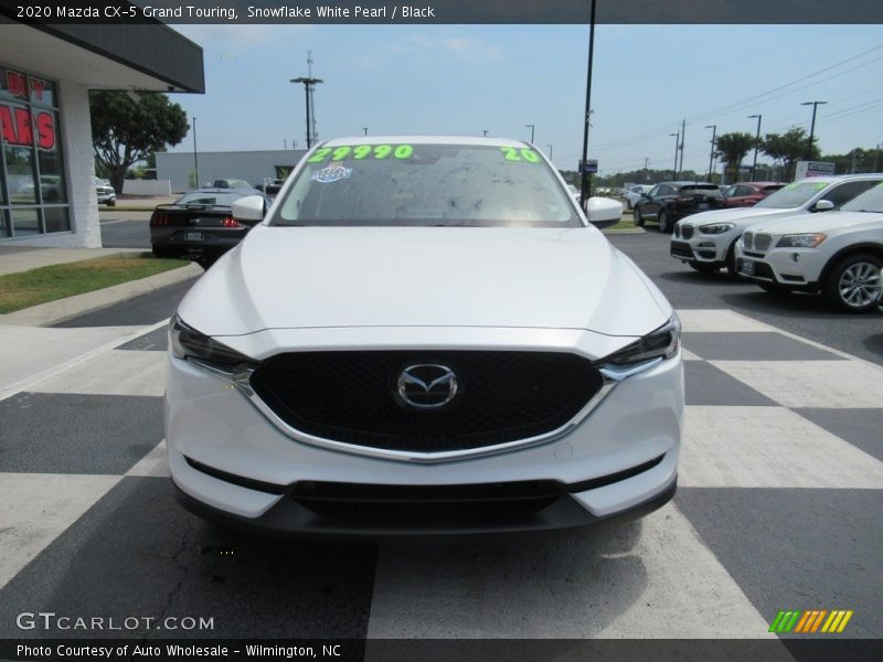 Snowflake White Pearl / Black 2020 Mazda CX-5 Grand Touring