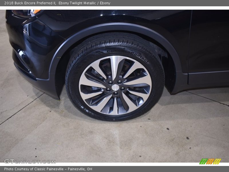 Ebony Twilight Metallic / Ebony 2018 Buick Encore Preferred II