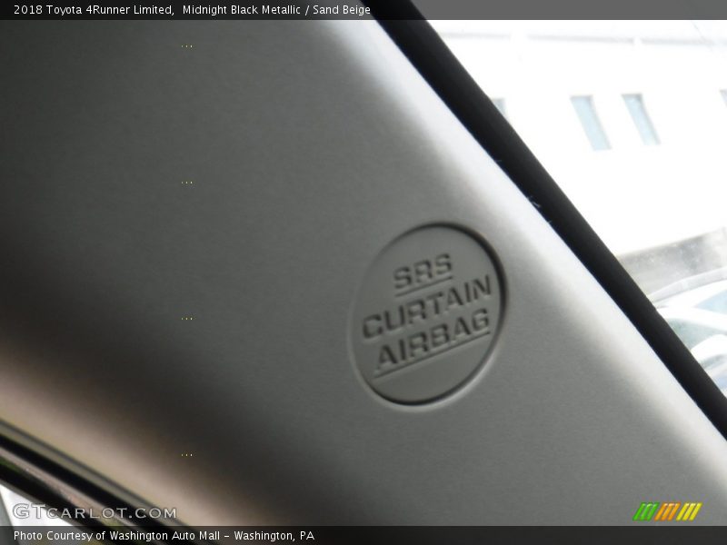 Midnight Black Metallic / Sand Beige 2018 Toyota 4Runner Limited