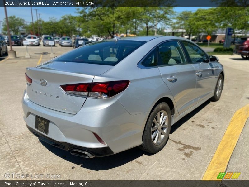 Symphony Silver / Gray 2018 Hyundai Sonata SE