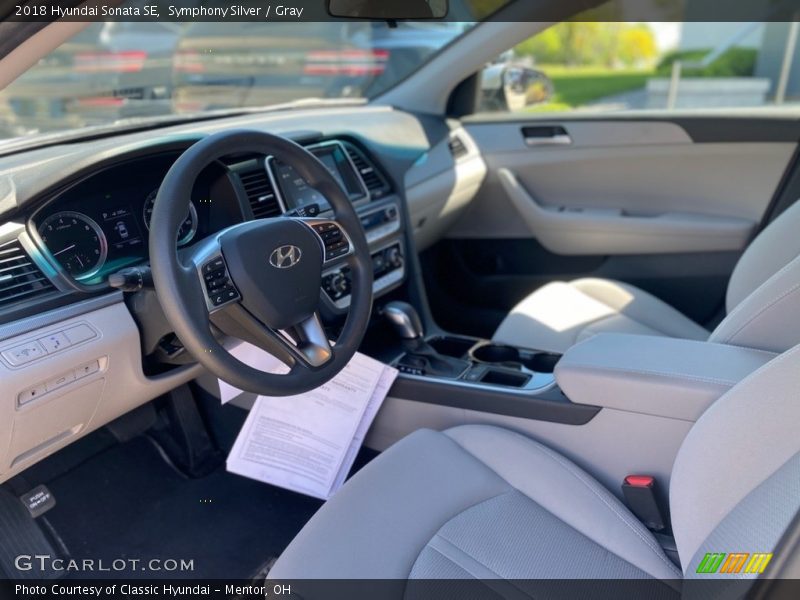 Symphony Silver / Gray 2018 Hyundai Sonata SE
