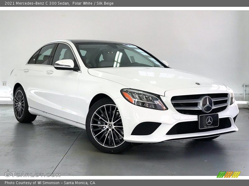 Polar White / Silk Beige 2021 Mercedes-Benz C 300 Sedan