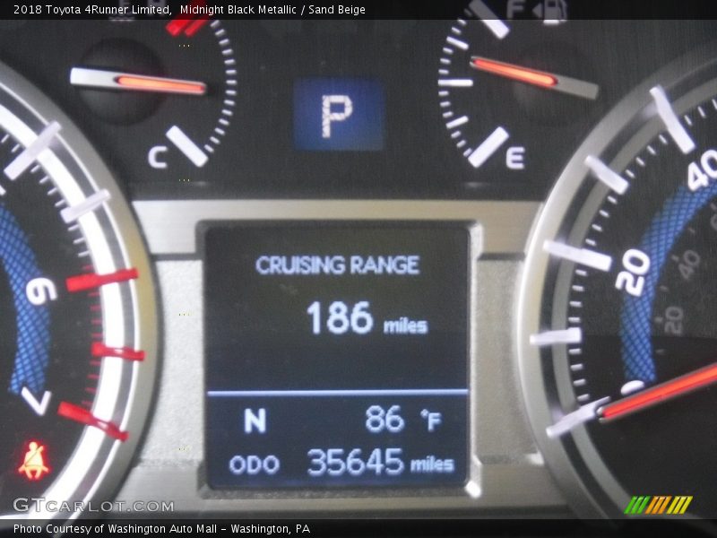 Midnight Black Metallic / Sand Beige 2018 Toyota 4Runner Limited