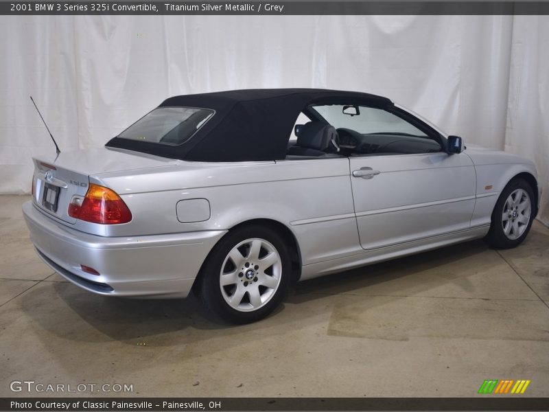 Titanium Silver Metallic / Grey 2001 BMW 3 Series 325i Convertible