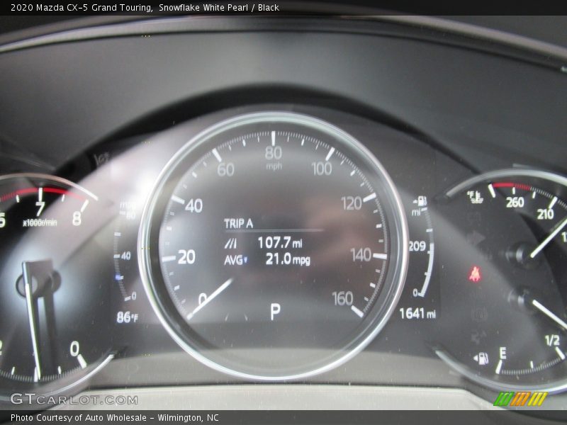 Snowflake White Pearl / Black 2020 Mazda CX-5 Grand Touring