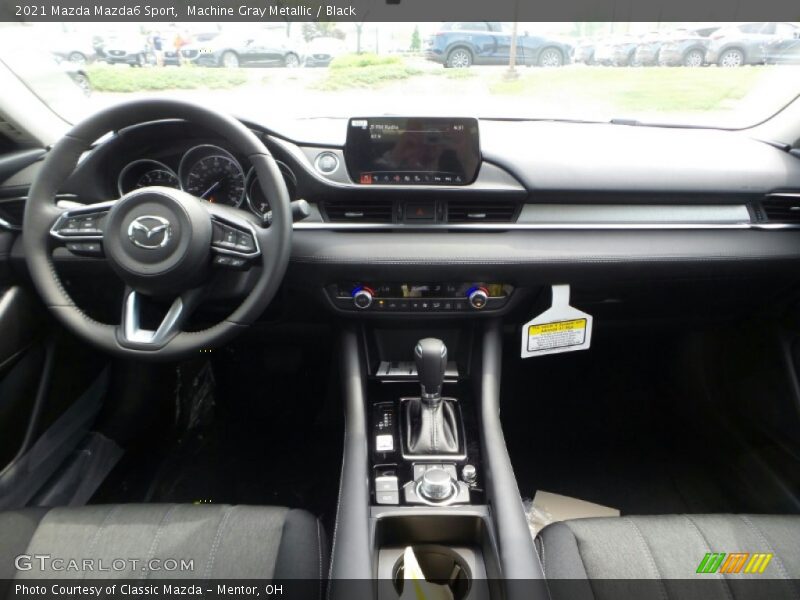 Machine Gray Metallic / Black 2021 Mazda Mazda6 Sport