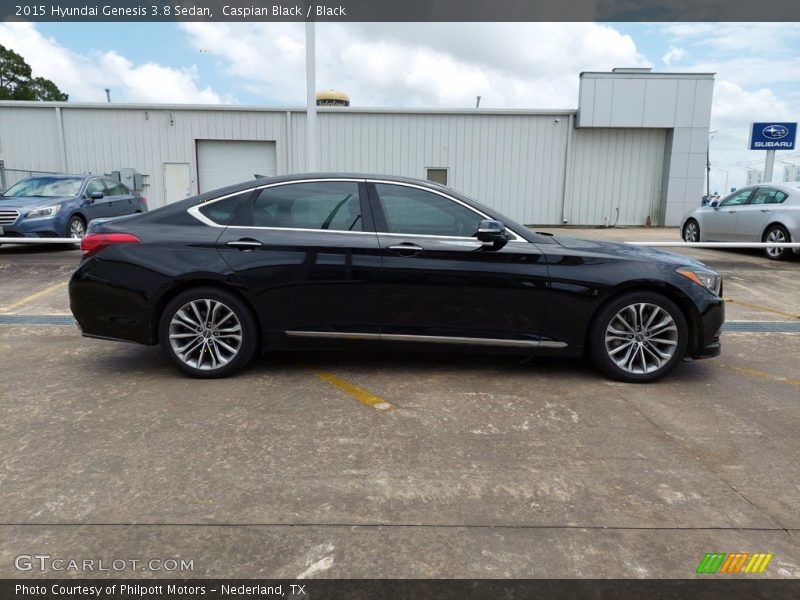 Caspian Black / Black 2015 Hyundai Genesis 3.8 Sedan