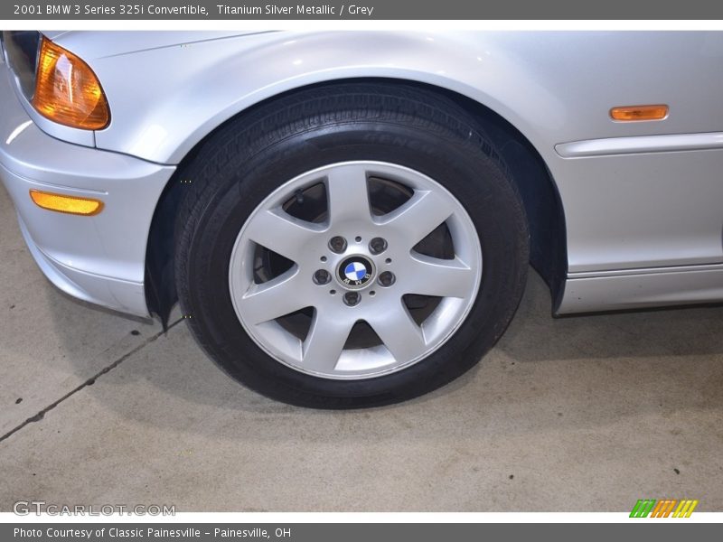 Titanium Silver Metallic / Grey 2001 BMW 3 Series 325i Convertible