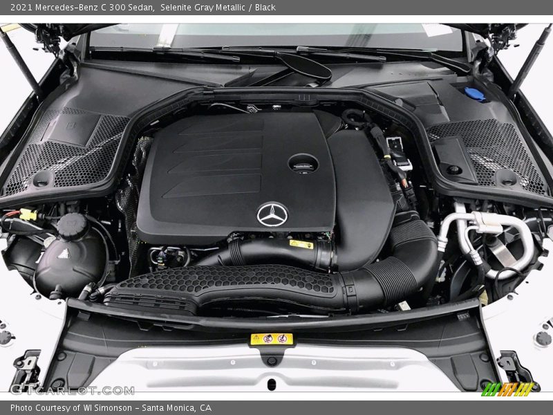 Selenite Gray Metallic / Black 2021 Mercedes-Benz C 300 Sedan