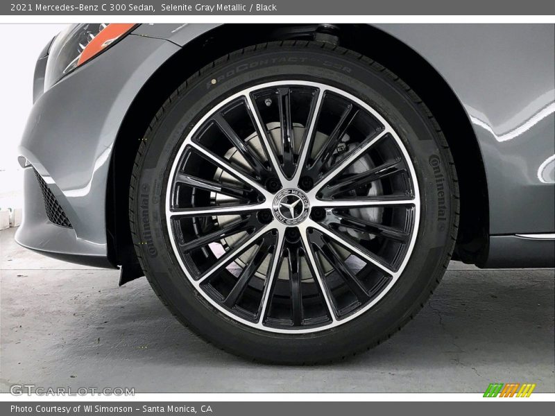 Selenite Gray Metallic / Black 2021 Mercedes-Benz C 300 Sedan