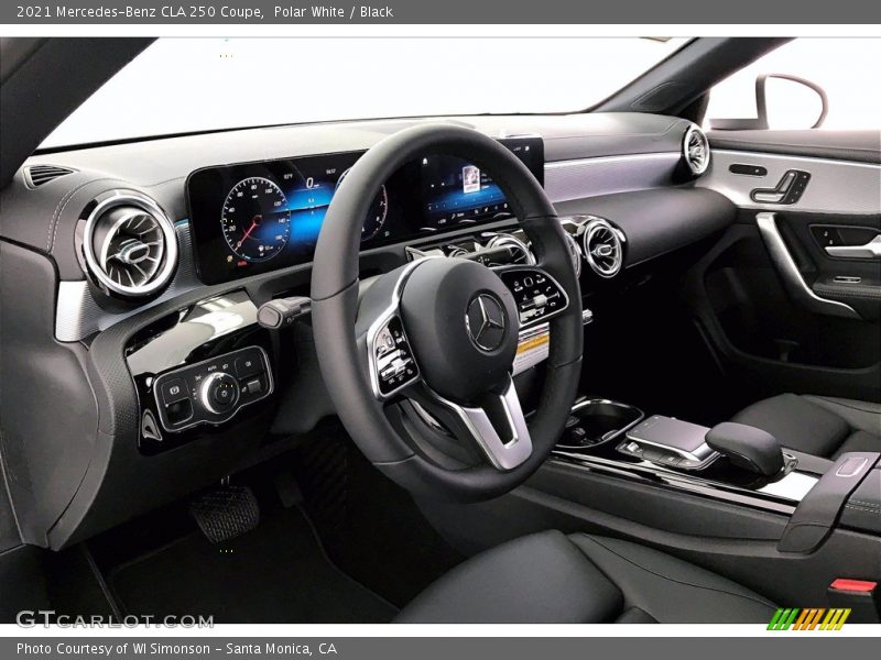 Polar White / Black 2021 Mercedes-Benz CLA 250 Coupe