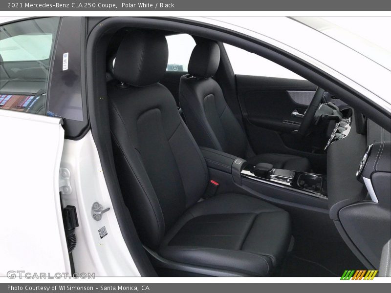Polar White / Black 2021 Mercedes-Benz CLA 250 Coupe