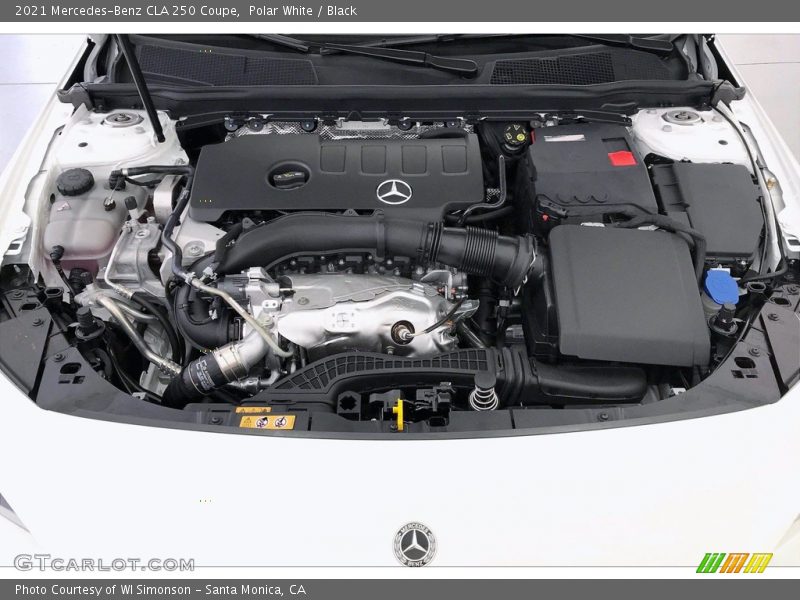 Polar White / Black 2021 Mercedes-Benz CLA 250 Coupe