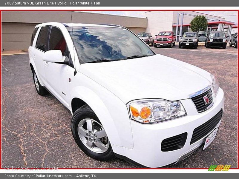Polar White / Tan 2007 Saturn VUE Green Line Hybrid