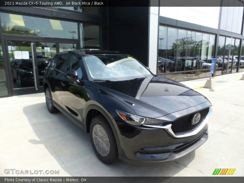 Jet Black Mica / Black 2021 Mazda CX-5 Touring AWD
