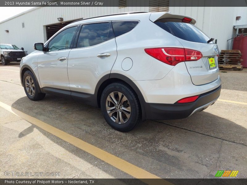 Moonstone Silver / Gray 2013 Hyundai Santa Fe Sport