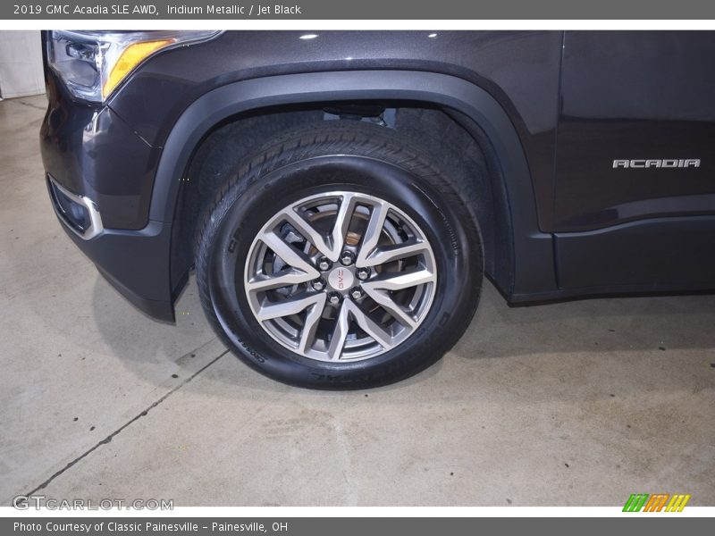Iridium Metallic / Jet Black 2019 GMC Acadia SLE AWD
