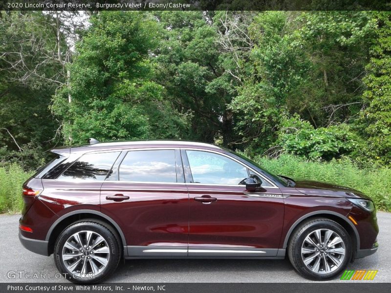Burgundy Velvet / Ebony/Cashew 2020 Lincoln Corsair Reserve