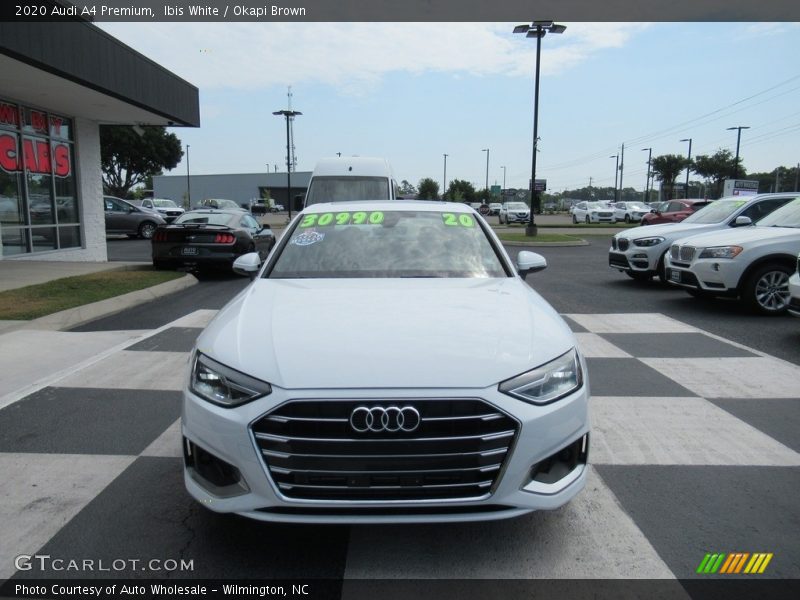 Ibis White / Okapi Brown 2020 Audi A4 Premium
