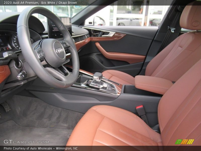 Ibis White / Okapi Brown 2020 Audi A4 Premium