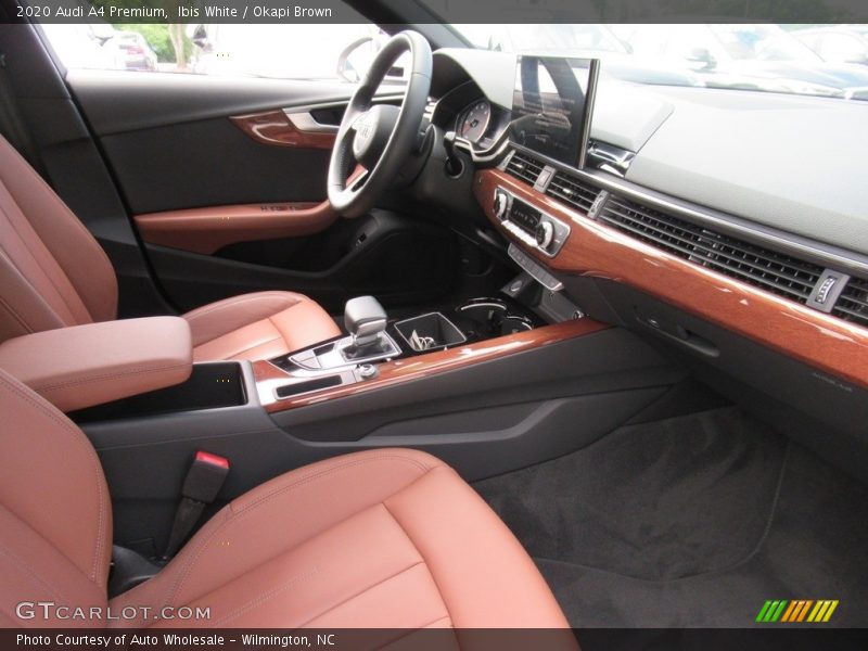 Ibis White / Okapi Brown 2020 Audi A4 Premium