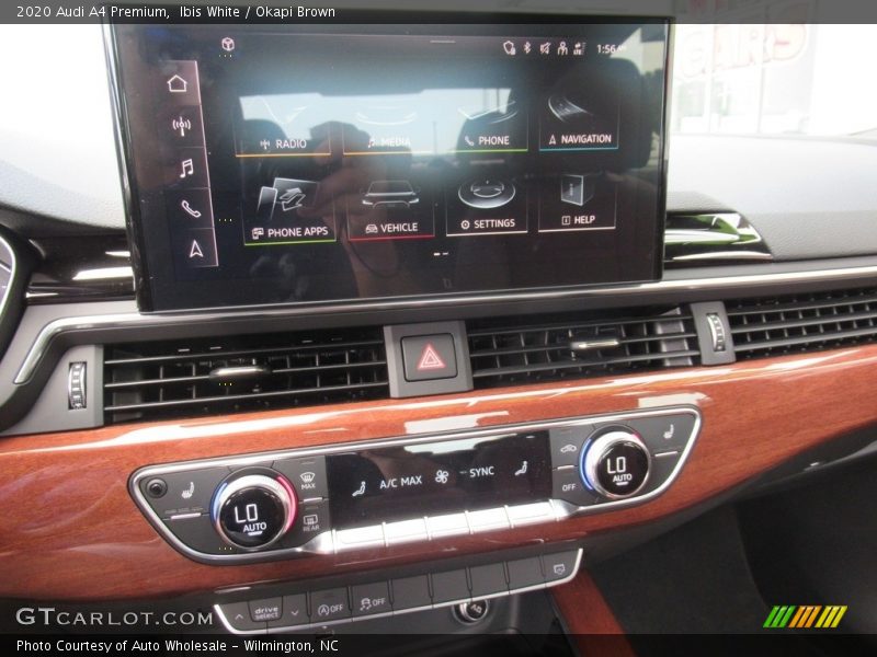 Ibis White / Okapi Brown 2020 Audi A4 Premium
