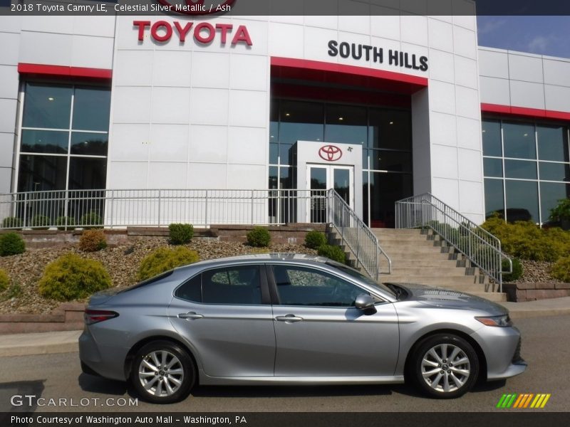 Celestial Silver Metallic / Ash 2018 Toyota Camry LE