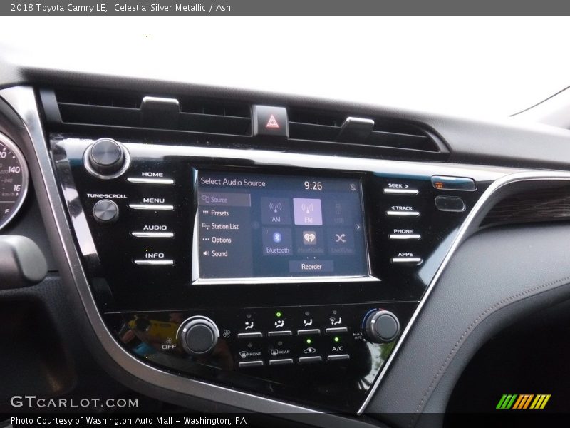 Celestial Silver Metallic / Ash 2018 Toyota Camry LE