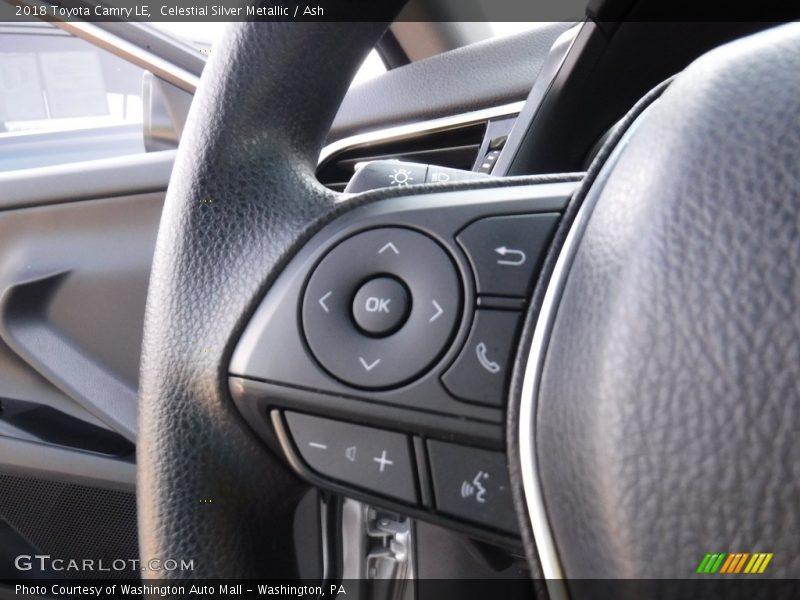 Celestial Silver Metallic / Ash 2018 Toyota Camry LE