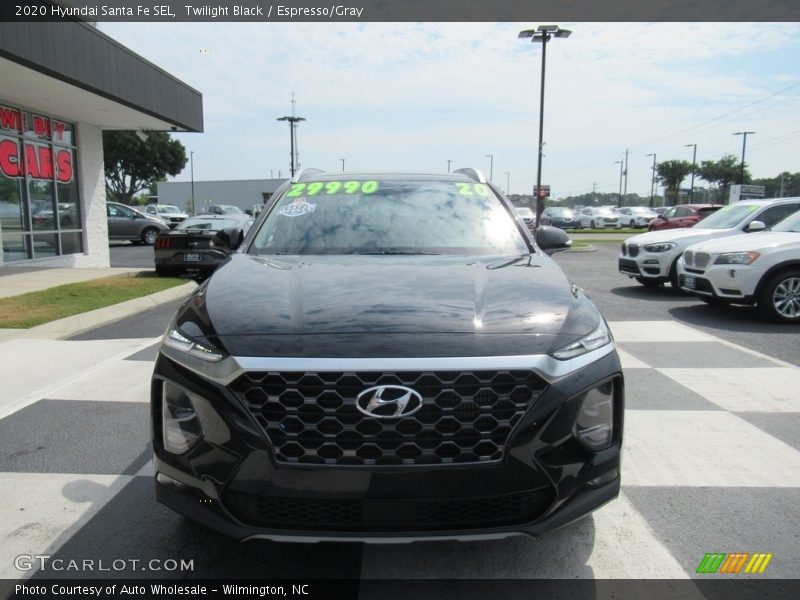 Twilight Black / Espresso/Gray 2020 Hyundai Santa Fe SEL