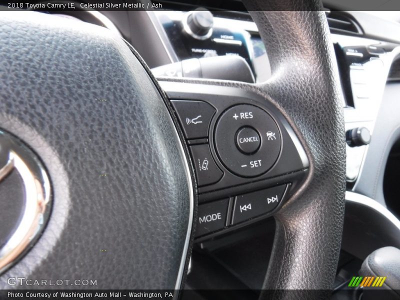 Celestial Silver Metallic / Ash 2018 Toyota Camry LE