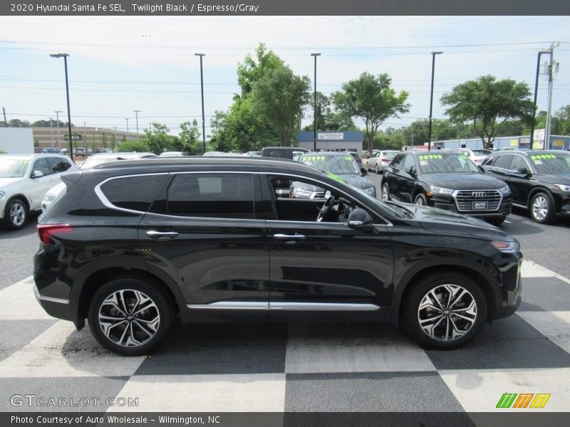 Twilight Black / Espresso/Gray 2020 Hyundai Santa Fe SEL