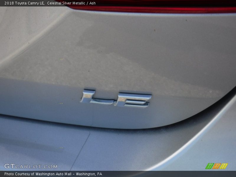 Celestial Silver Metallic / Ash 2018 Toyota Camry LE