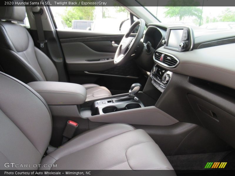 Twilight Black / Espresso/Gray 2020 Hyundai Santa Fe SEL