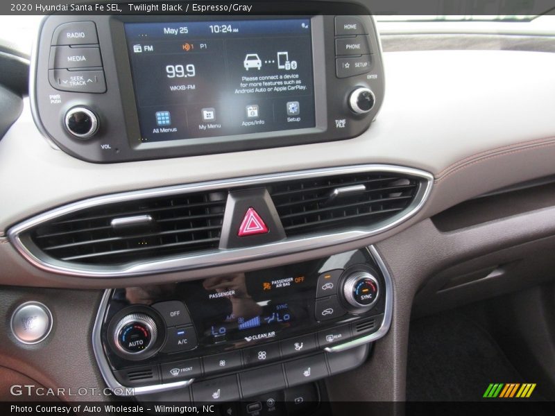 Twilight Black / Espresso/Gray 2020 Hyundai Santa Fe SEL