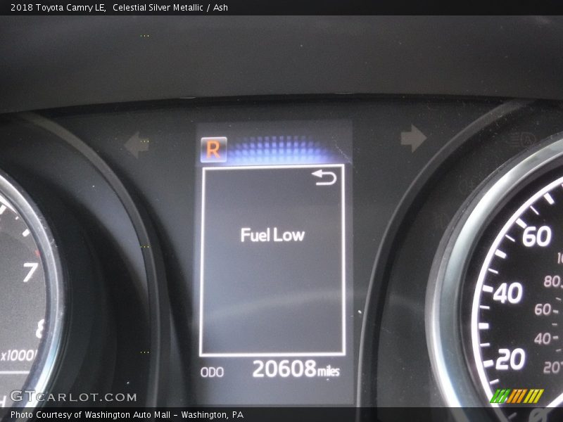 Celestial Silver Metallic / Ash 2018 Toyota Camry LE